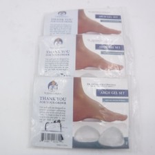 3 Packs Dr. Frederick's Peel & Stick Foot Arch Support Gel Pads