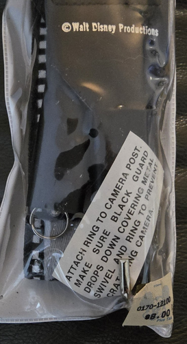Vintage Mickey Mouse Bobby Lee Camera Strap Walt Disney Productions NEW SEALED - Picture 3 of 5