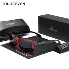 KINGSEVEN Polarized Retro Rectangle Sunglasses UV400 Sports Cycling Men Unisex