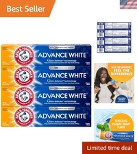 Teeth Whitening Toothpaste Baking Soda Fluoride Mint Fresh 4 Pack