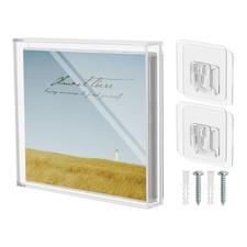 CD Frame Display Case, Acrylic CD Display Box Clear Wall Mount Display Shelf ...