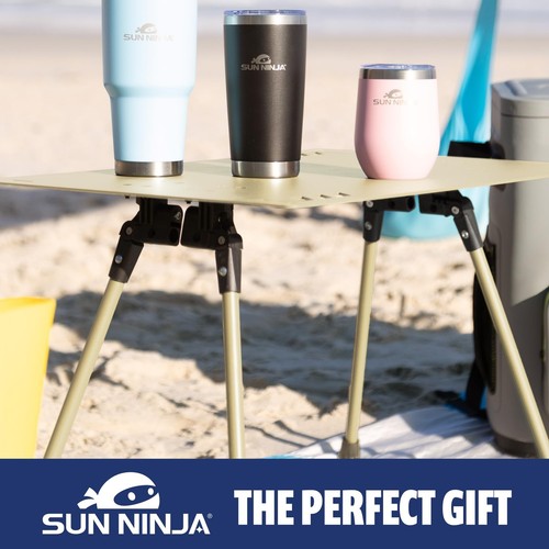 Beach Table – Lightweight Mini Folding Table with Carry Case, Small Camping T... - Picture 7 of 7