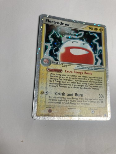 Pokemon Elektrode ex 107/112 EX Feuerrot & Blattgrün Holo LP - Bild 2 von 22
