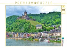 CALVENDO Puzzle Burg Cochem an der Mosel  1000 Teile Lege-Gr  e 64x48cm Foto-Pu