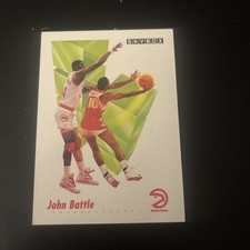 1991-92 Skybox Basketball Card #1 John Battle Atlanta Hawks