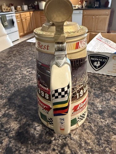 NASCAR  .. 50TH ANNIVERSARY STEIN .. BUDWEISER .. 1948-1998 .. New NO BOX - Picture 4 of 5