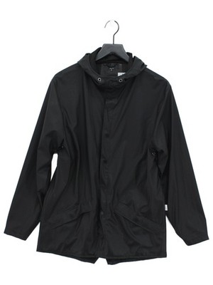 Regen Regenmantel Jacke schwarz