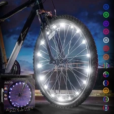 Bike Wheel Lights (1 Tire, White) Popular Summer Ideas for Girls & Gift Ideas