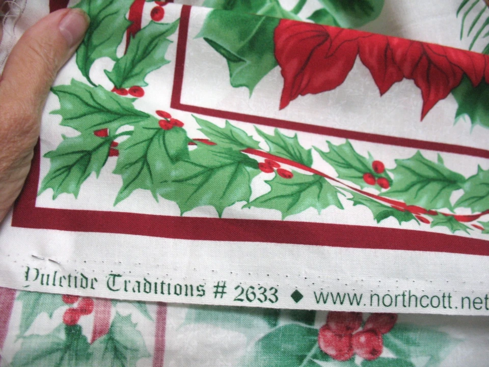 Yuletide Traditions #2633 PAINEL DE PORTA DE TECIDO Grinalda de Natal 36X45" Northcott - Imagem 4 de 4