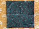 Vintage Debenhams Christmas Tablecloth Cut Into 3 Smaller Cloths Green Red Holly