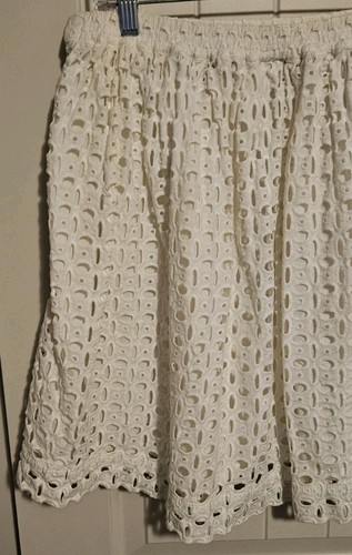 Falda Isani para mujer talla mediana blanca - Imagen 6 de 7
