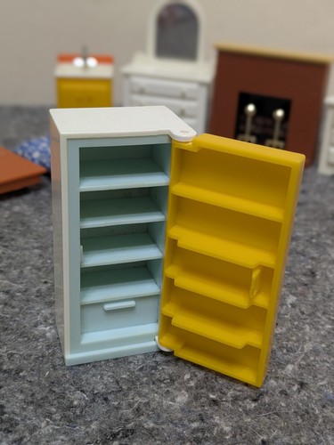 Fisher Price Toys Vintage 70s 80s Dollhouse Furniture Lot - Bathroom, Kitchen FP - Picture 9 of 20