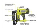 Ryobi P326 ONE+ 18V AirStrike 16-Gauge Cordless Finish Nailer (Tool Only) — photo 2
