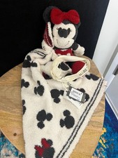 Barefoot Dreams Disney Classic Minnie Mouse Blanket Buddie Cream Multi One Size