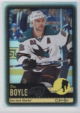 2012-13 O-Pee-Chee Black Rainbow Foil 16/100 Dan Boyle #135 2a8