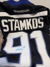 NHL Signed Jersey Steven Stamkos Black COA