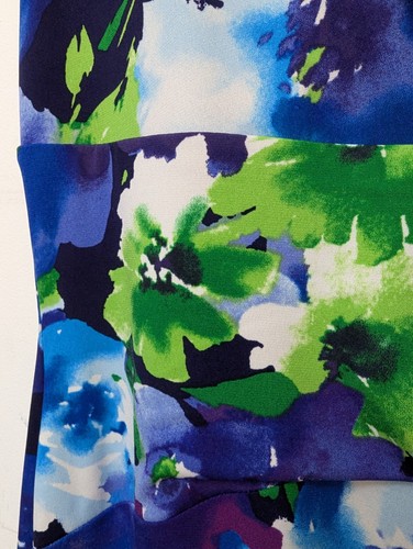 Precis Petite Floral Dress Blue Sleeveless BNWT - UK 10 - RSPCA NW London - Picture 9 of 12