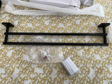 Moen BP1822BL Triva 24" Towel Bar, Matte Black