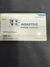 SybronEndo TF Adaptive Paper Points Varies Sizes Endodontics expiration 07/2023 