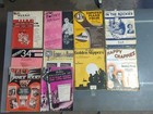 Lot Of 11 Vintage Collection of Old Time Songs sheet music book score