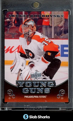 2010 UPPER DECK #240 SERGEI BOBROVSKY YOUNG GUNS RC ROOKIE