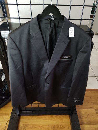 JOS A BANK Herren Dunkelgrau Gemustert 100% WOLLE Sport Mantel Anzug Sakko Blazer 48 R - Bild 1 von 8