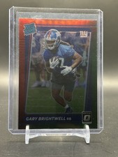 2021 Donruss #P-313 Gary Brightwell Optic Rated Rookie Preview Red and Green
