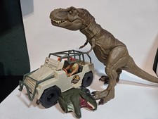 Vintage Jurassic Park Toy Lot Assorted Dinosaurs, Figures, and Accessories