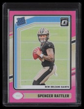 2024 Donruss Optic #289 Spencer Rattler Pink