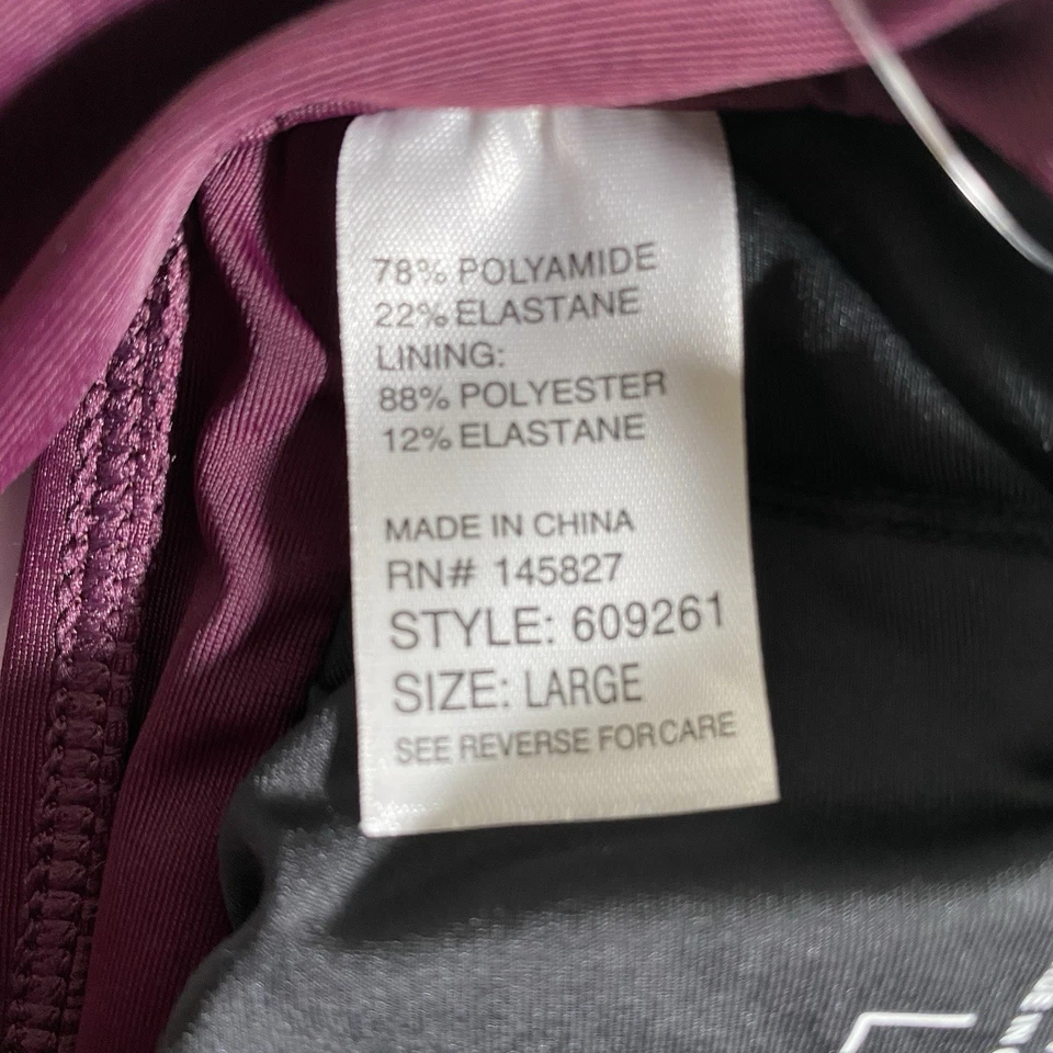 Title Nine Bikini Halter Top Traje de Baño Talla Grande Nuevo Color Púrpura Rojo Foto 4 de 4