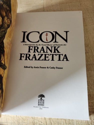 Frank Frazetta Icon Book First Soft Cover Edition Used - Bild 3 von 5