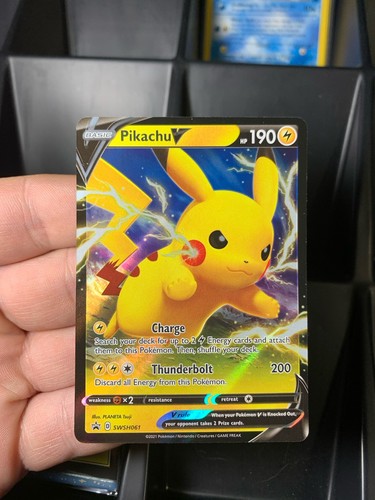 Pikachu V SWSH061 SWSH: Sword & Shield Promo Cards Holo - Picture 2 of 4