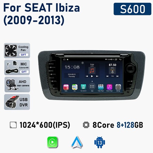 Android Auto For Seat Ibiza 6j MK4 2009-2013 Car Radio Multimedia Video Audio - Picture 17 of 39