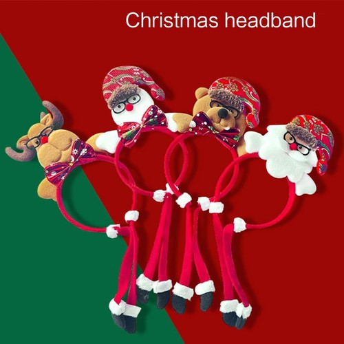 Holiday Room Decors Festival Reindeer Headhoop Decorative Headpiece for All Age - Picture 7 of 11