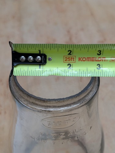 Dietz Fitzall Clear H3 Tubular lantern Globe Hot Cold Blast Patented Barn - Picture 10 of 11
