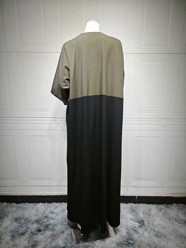 Vestido Dubai Abierto Abaya Kaftan Mujeres Manga Ala de Murciélago Vestido Farasha Musulmán Caftán - Imagen 17 de 31