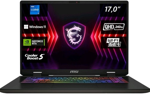 MSI Sword 17 HX B14VGKG - i7 14700HX - RTX 4070 - 16 GB - 1 TB SSD - 240 Hz ;)