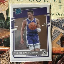 TYRESE HALIBURTON DONRUSS OPTIC RATED ROOKIE! 2020-21 DONRUSS OPTIC 🏀 162!