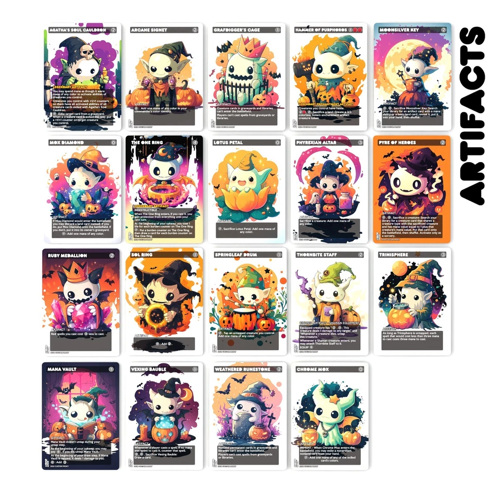 Krenko, Mob Boss X MTG Custom Altered Art | Full 100 Card EDH Deck w/ Tokens - Image 2 of 4