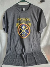 Gilden Patron Mens Tshirt gray heather Sz Med