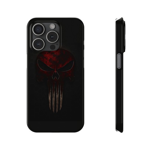Gothic Skull Phone Cases, Edgy Accessories, Punisher Inspired, Dark Skull Cover - Picture 17 of 82