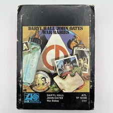 Daryl Hall John Oates - War Babies - Restored 8 Track Tape - New Pad and Splice