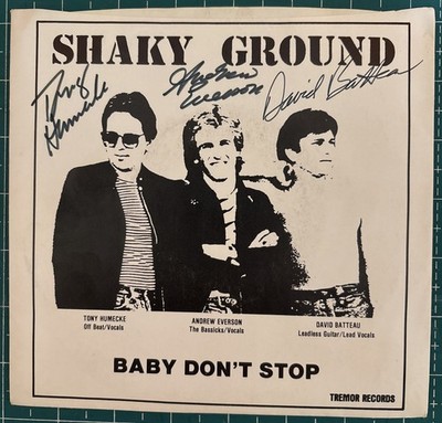 Shaky Ground She s So Trendy 45 Private Press Boston Power Pop / New Wave 1981