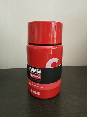 Supreme FW21 x SIGG Gemstone Food Jar Red 0.75L Stainless Steel Utensil New