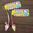 Hello Kitty Strawberry Crepe Vintage Keychain Set of 2 Sanrio Gotochi strap #709
