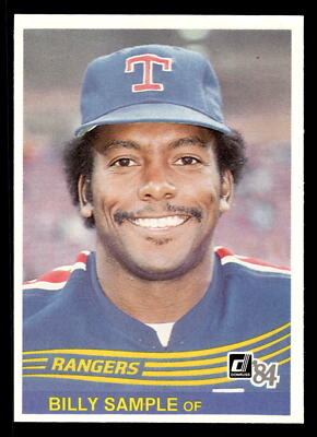 Billy Sample 1984 Donruss #403 Texas Rangers | eBay