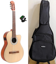 Sunlite Cm-100ce 4/4 Classical Guitar Satin Finish With 20mm Padded Bag & Tuner