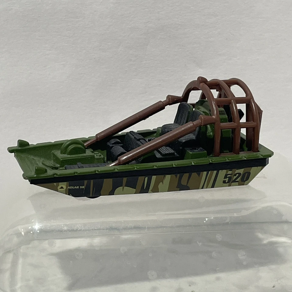 Matchbox 2000 China 2416 EA Green Camo Airboat Rescue As Shown - Image 2 of 4