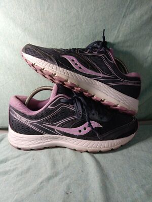 Saucony Versafoam Cohesion 12 Road Running Shoes, Slate/Violet, Womens 9