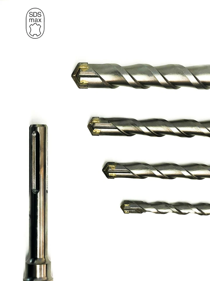 SDS MAX Bohrer Betonbohrer Hammerbohrer Steinbohrer mit Kreuzschneide Ø 10-40mm - Bild 2 von 4